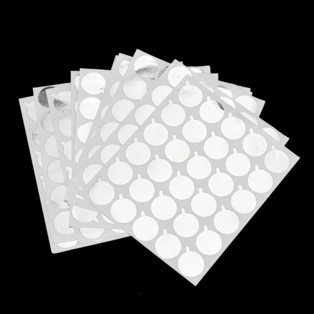 

600pcs Glue Stickers Single Use Disposable Eyelash Extension Eyelash Grafting Glue Holder Pallet Pad