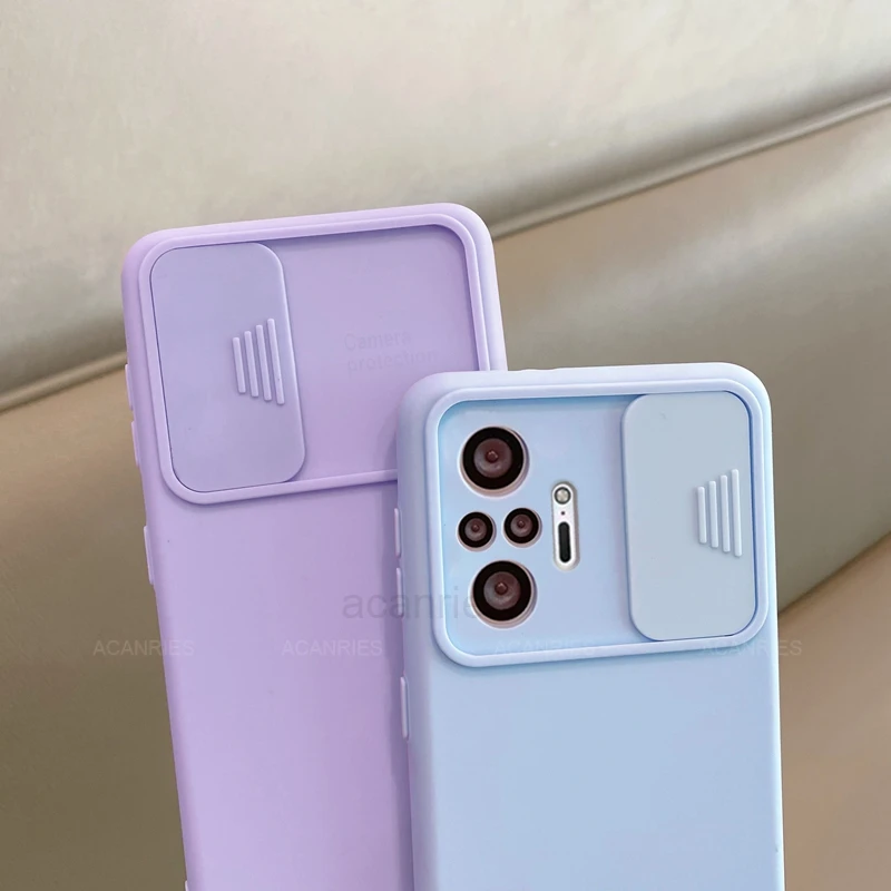 

Sliding Protect Camera Lens Phone Case For Xiaomi Redmi Note 10 Pro 10s 4g On Xaiomi Note10 S 10pro Max Liquid Silicone Cover
