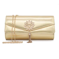new women clutch wallet high capacity leather purse lady banquet wedding evening bag fashion casual chain shoulder crossbody bag