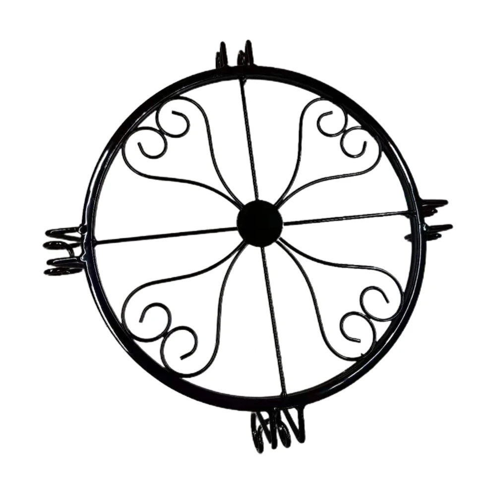 

Держатель для цветочных горшков, садовый контейнер, стойка для горшков, черные подставки для тяжелых горшечных растений, изысканная работа,...