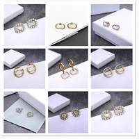 925 silver needle new zircon pendientes retro earrings for women summer charms fashion romantic jewelry holiday gift wholesale