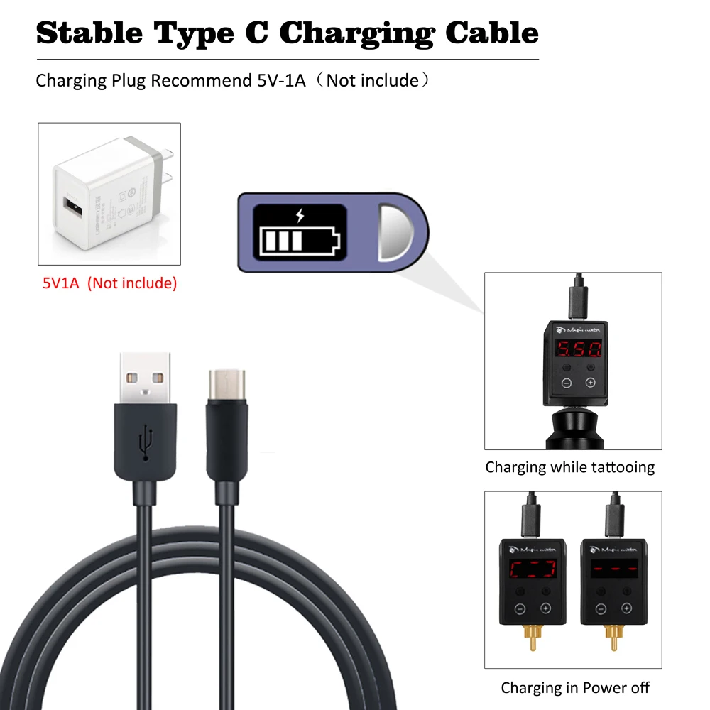 Блок питания RCA/DC для тату машинки цифровой мини разъем источник машинки|Блок