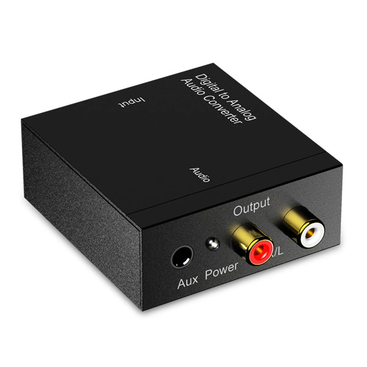 Цифровой оптический коаксиальный аналоговый аудиопреобразователь 2RCA L/R DC 5V 1A