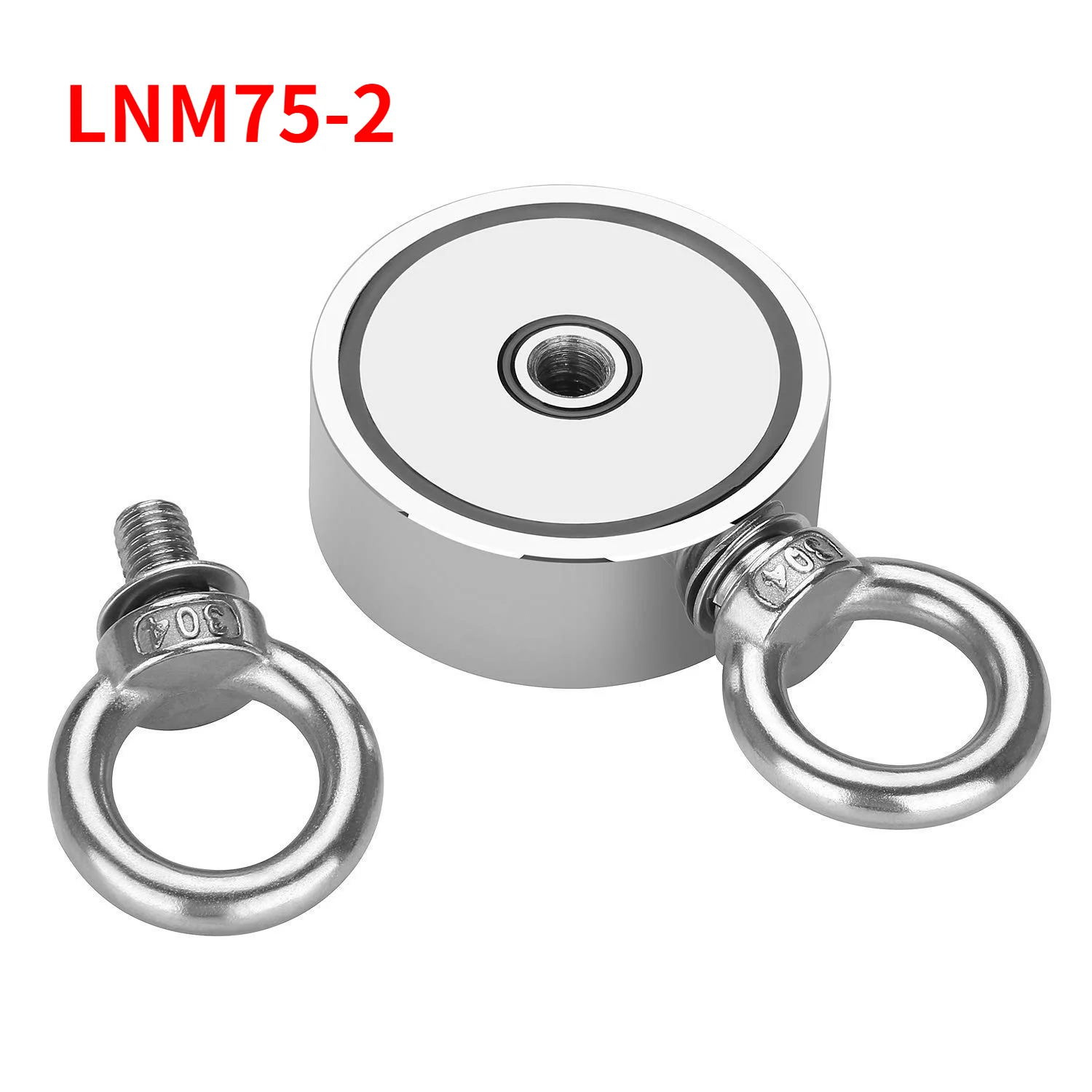 

Strong Neodymium Magnet Double Side Holes Magnet Hook Super Power Salvage Fishing Magnetic D48-D94MM Max 300kg Cup Holder