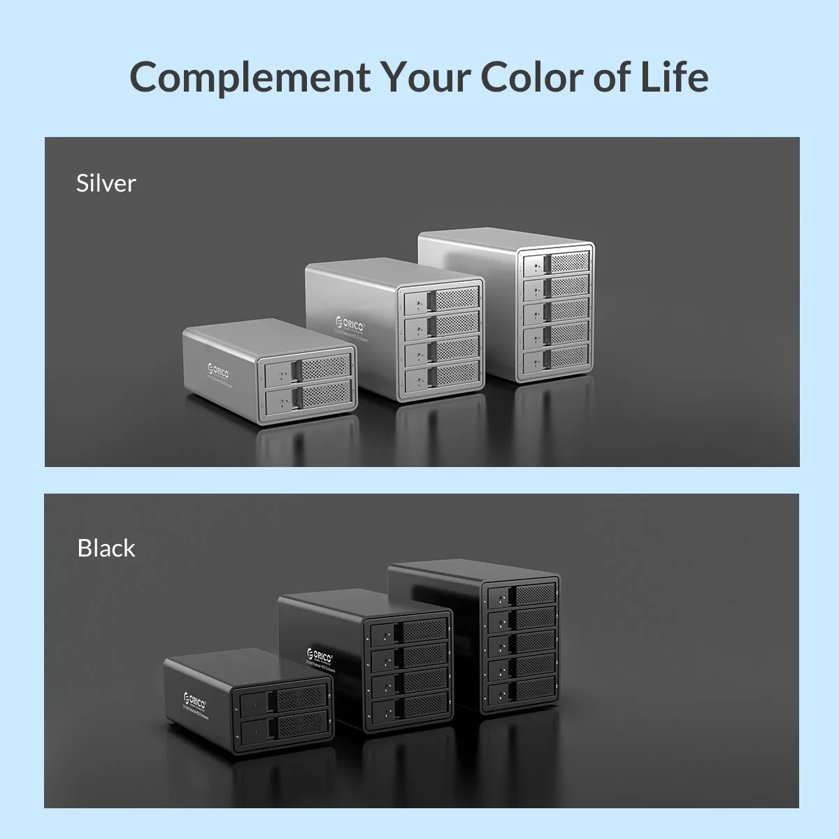 Док-станция ORICO 5 Bay 3,5 ''USB3.0 HDD с поддержкой Raid 80 ТБ с 150W внутренним адаптером питания алюминиевый SATA для USB 3 UASP