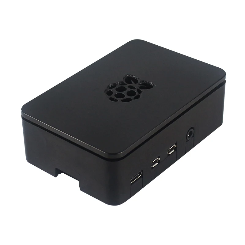 Последняя Raspberry Pi 4 корпус ABS Черная защитная Корпусная коробка с логотипом Raspberry для Raspberry Pi 4 Модель B