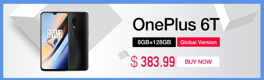 Чехол из ПВХ для OnePlus 6 T, 6 T, глобальная Версия 8 ГБ 128 Встроенная память разблокировать смартфон 16+ 20 Мп двойной Камера 6,41 дюймов Дисплей Snapdragon 845 Octa Core