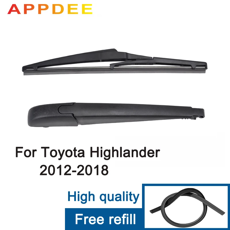 APPDEE стеклоочиститель 12 "Задняя щетка стеклоочистителя комплект для Toyota Highlander