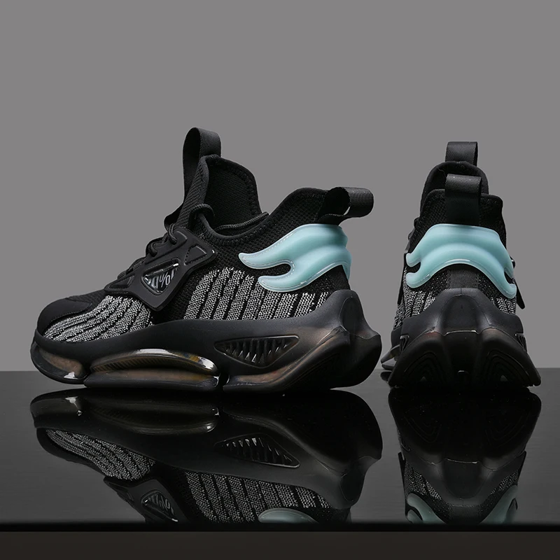 

2021 new fashion breathable casual sports shoes non-slip wear-resistant running shoes men's shoes