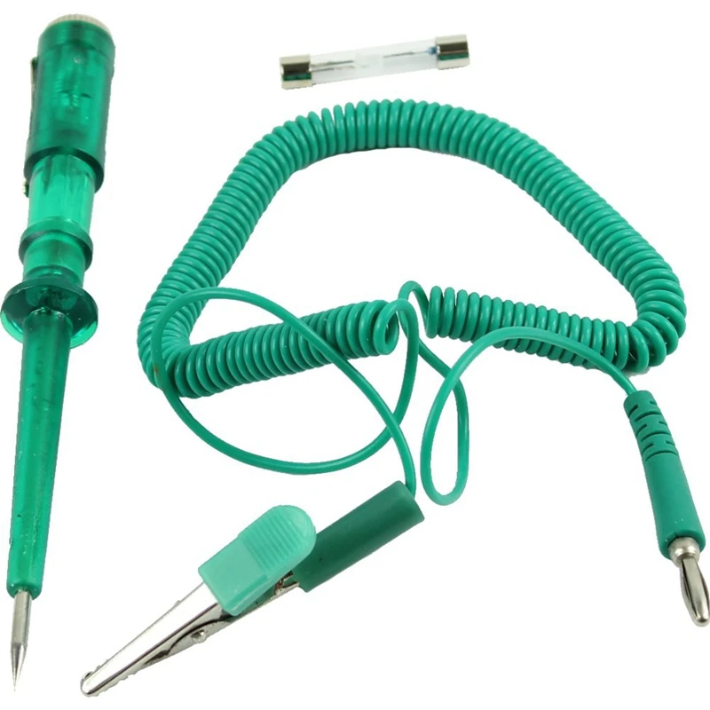 

Green Auto Circuit Tester DC 6V-12V-24 Volts Voltage Gauge Test Pencil Car Test Voltmeter Light Bulb