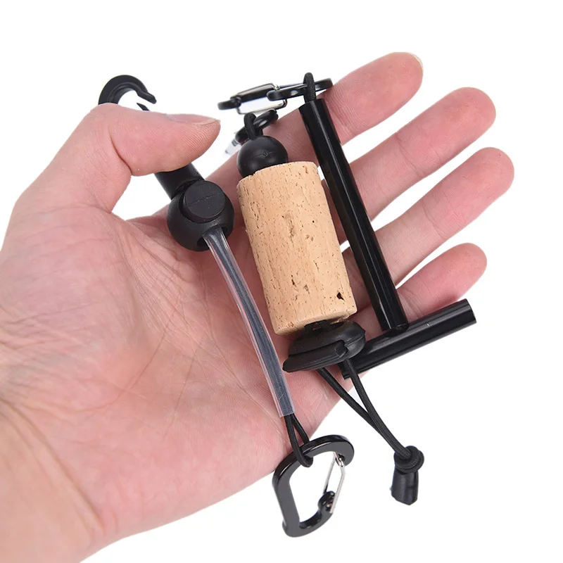 1 шт. рыболовный палантин держатель с бутылкой карабином снасти инструмент