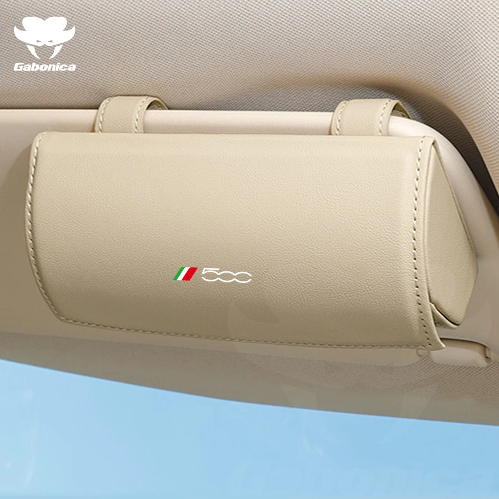 Автомобильный футляр для очков кожаный Роскошный хранения солнцезащитных Чехол