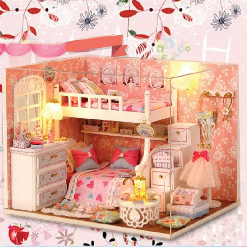 DIY модель комнаты кабины детская игрушка ручной работы дети мальчики девочки