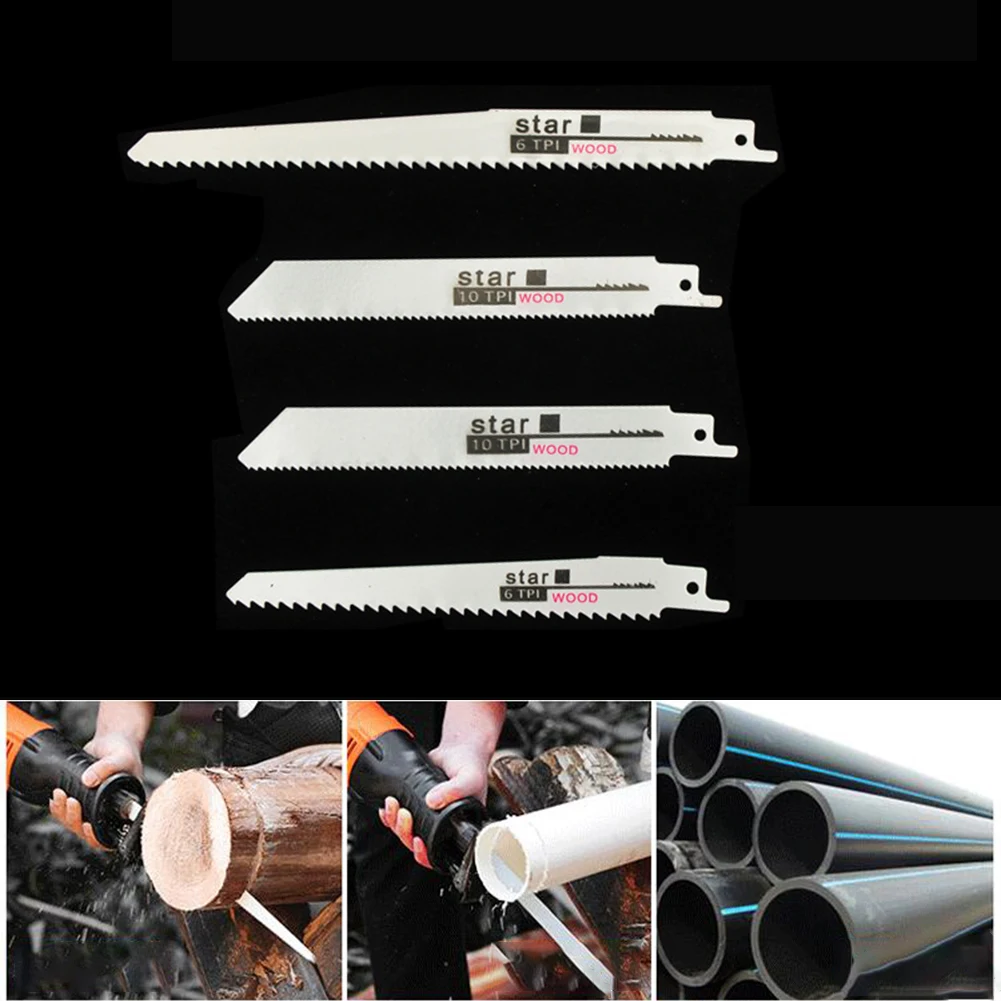 10 шт./компл. 6 &quot8&quot возвратно-поступательная пила набор лезвий для дерева