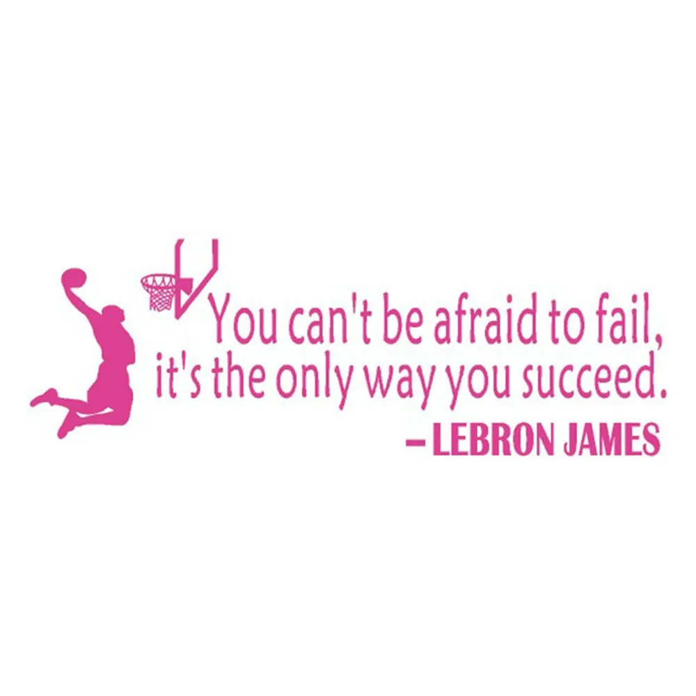 Наклейки на обои 1 шт. баскетбольная спортивная Настенная Наклейка крутой дизайн