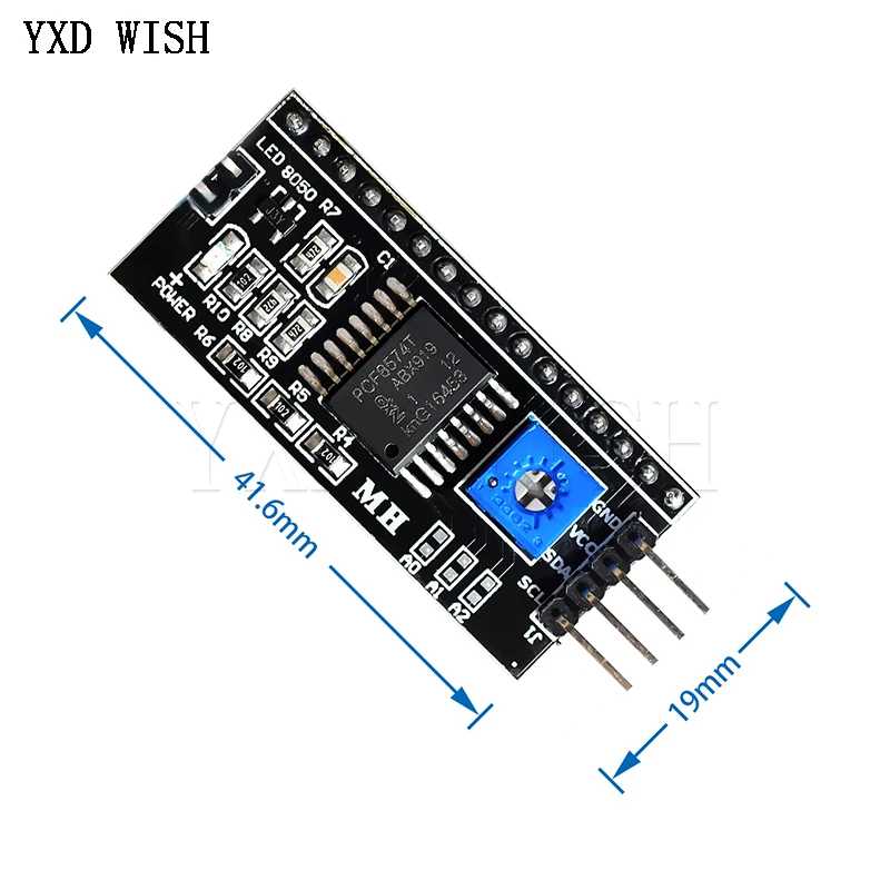 5 шт. PCF8574 IIC I2C TWI последовательный интерфейс SPI порт платы 1602 2004 ЖК адаптер
