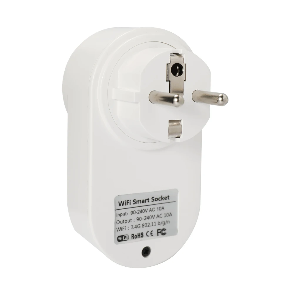 EWeLink ЕС Тип E мини-разъем Smart Wi-Fi розетка Plug Функция времени голос Управление
