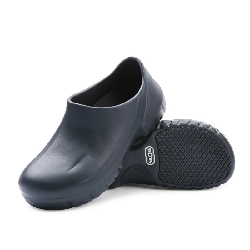 

Lizeruee EVA High Quality Chef Shoes Non-slip Waterproof Oil-proof Kitchen Work Shoes for Chef Master Cook Restaurant Slippers