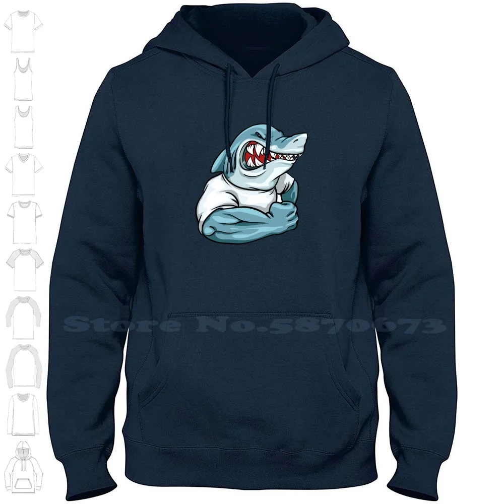 Толстовка с капюшоном для мужчин и женщин свитшот изображением акул бананов Кита