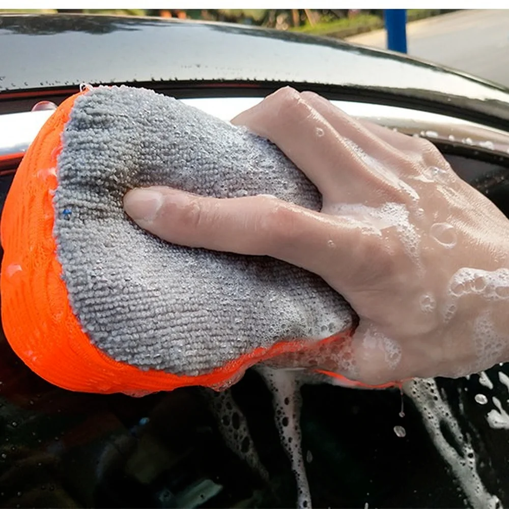 

1Pcs Car Home Wash Sponge Extra Large Cleaning Honeycomb Coral Car Yellow Thick Sponge Block Car Cleaning Cloth car accessries