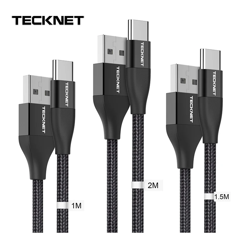 USB Type C кабель TeckNet для Samsung Galaxy S9 Huawei Mate10 мобильный телефон быстрой зарядки iPhone Pad