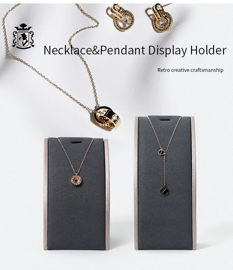 necklace display M Ювелирные изделия дисплей коробка ювелирных изделий бархатное кольцо серьги ожерелье держатель магазин установки ювелирных изделий Организатор - Цвет: necklace display M