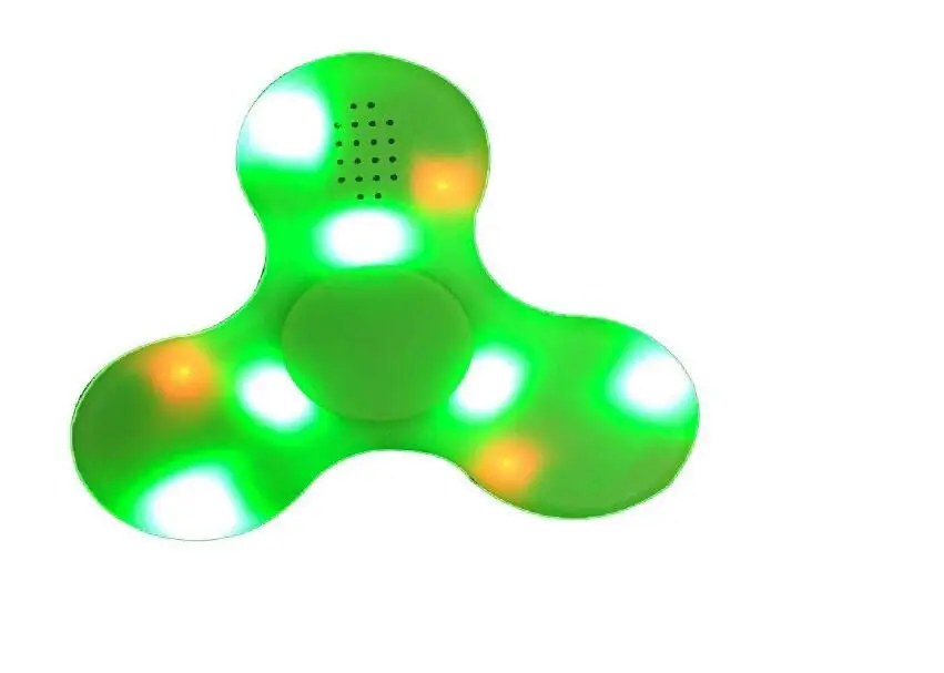 Светодиодные музыкальные колонки ручной Спиннер с Bluetooth игрушка-фиджет хороший