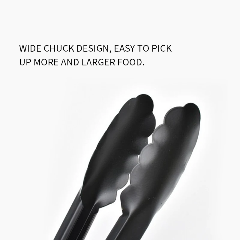 Силиконовые щипцы для барбекю гриля сервировки салата хлеба антипригарные кухни