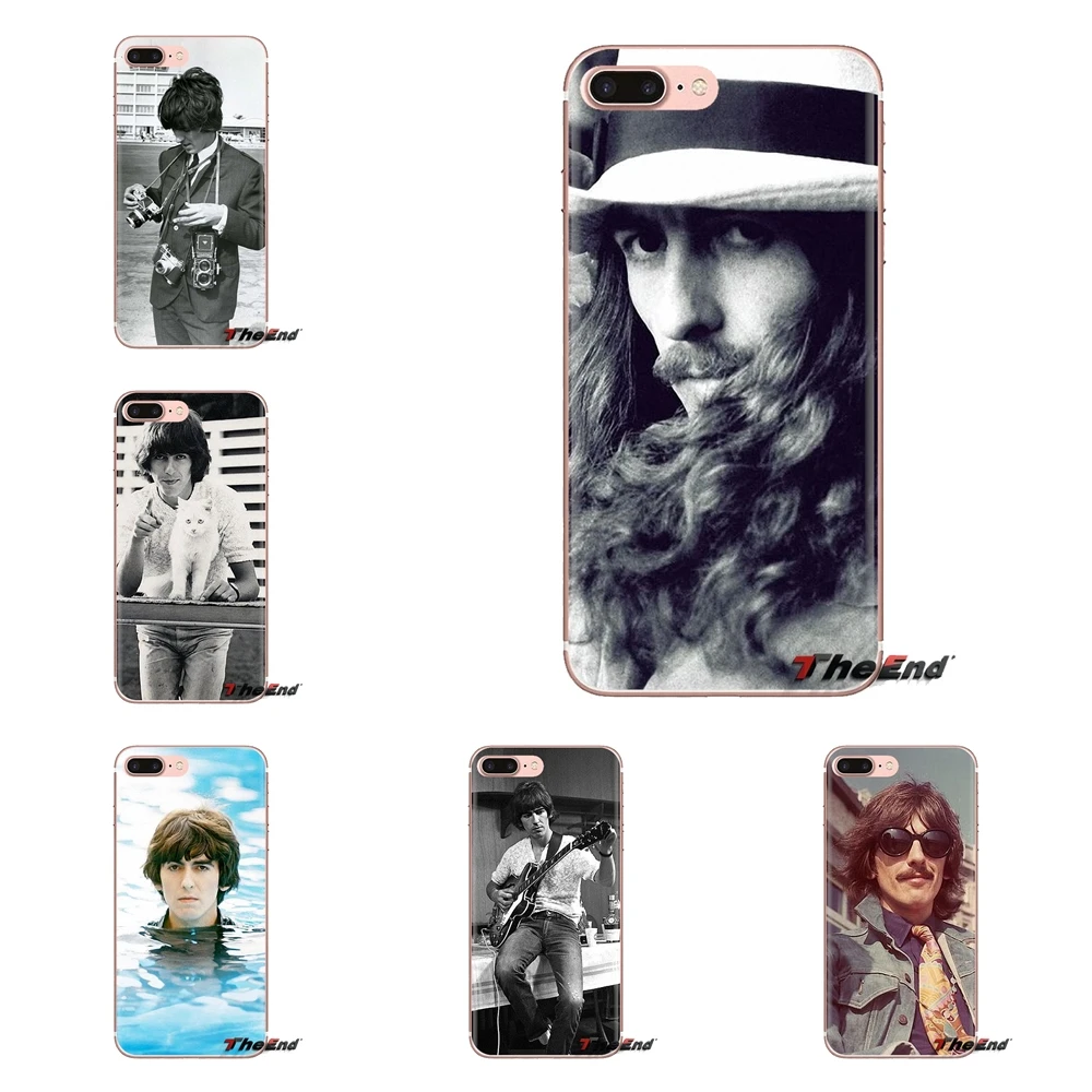 For Sony Xperia Z Z1 Z2 Z3 Z5 compact M2 M4 M5 C4 E3 T3 XA Huawei Mate 7 8 Y3II Soft TPU Case George Harrison my favorite Beatle |