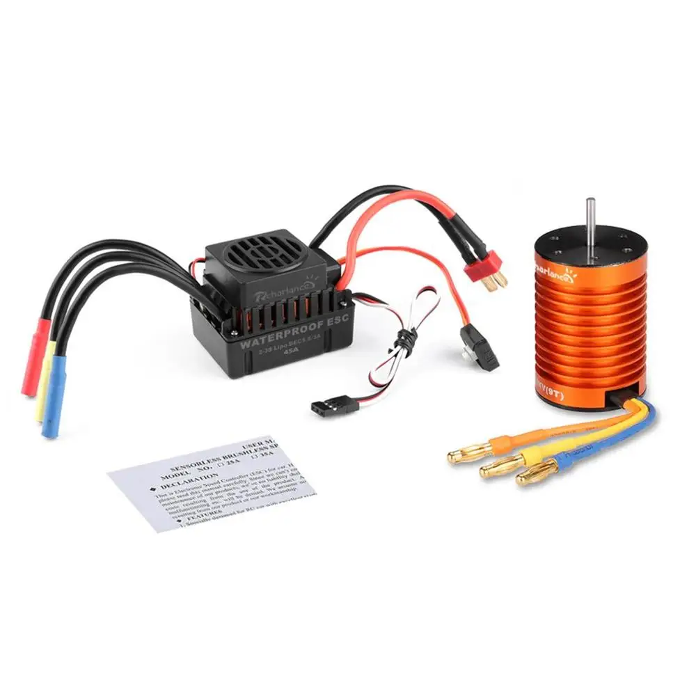Rcharlance 4370KV мотор (5 8 V/3A BEC) бесщеточная мощность комбинированная система