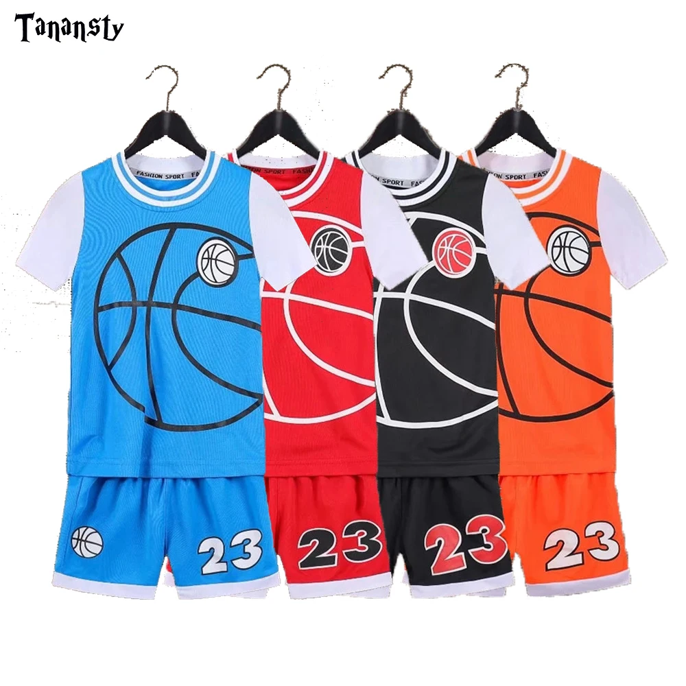 Новинка Баскетбольная спортивная одежда для мальчиков и девочек Детские