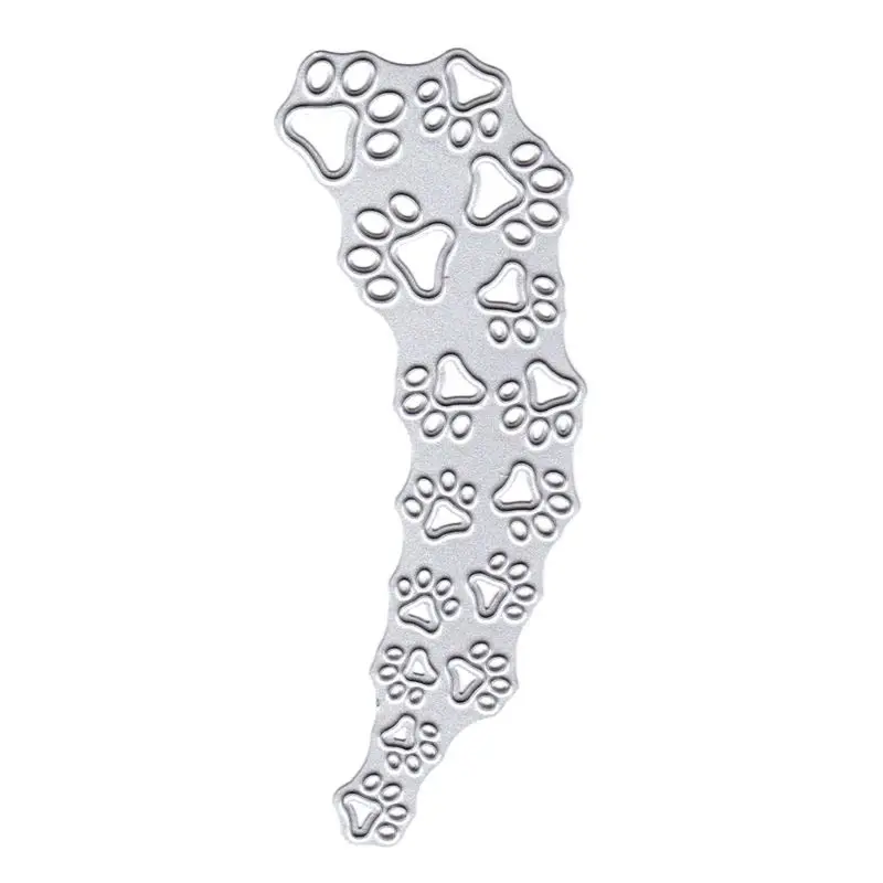 Симпатичные След металлический Трафаретный вырубной штамп трафарет для