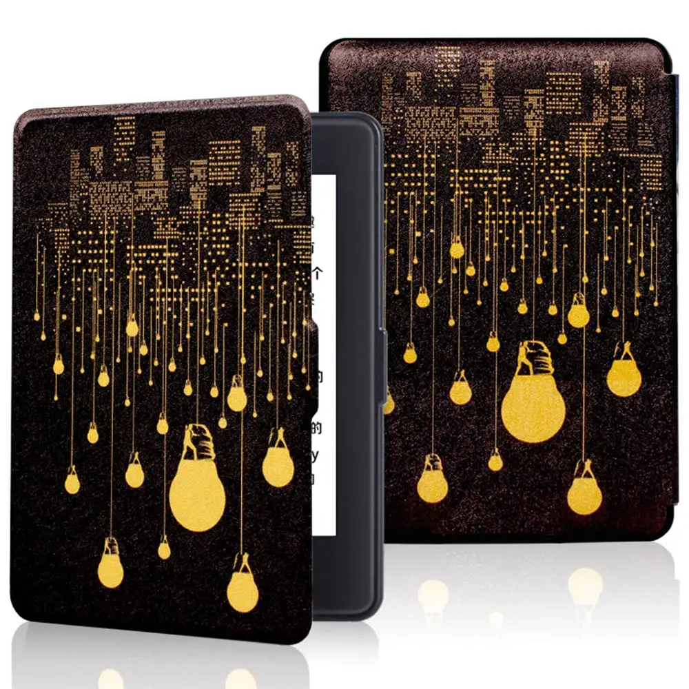 Новинка, умный чехол Kindle Paperwhite, ультратонкий Магнитный чехол из искусственной кожи, защитный чехол для Amazon Kindle Paperwhite 1/2/3