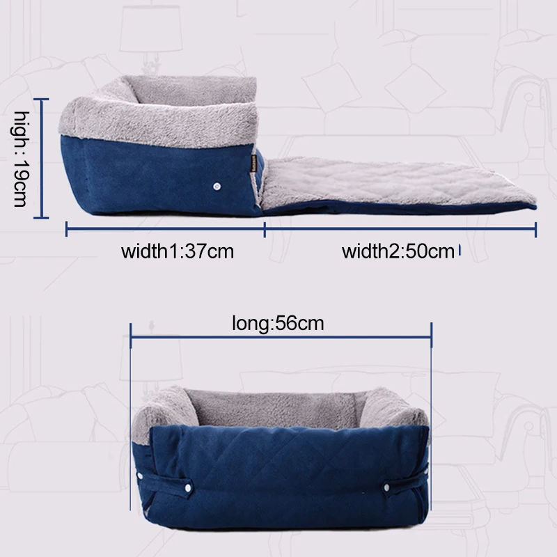 Матрас для домашних животных HYD88 теплое покрытие собаки дивана кошек на осень и