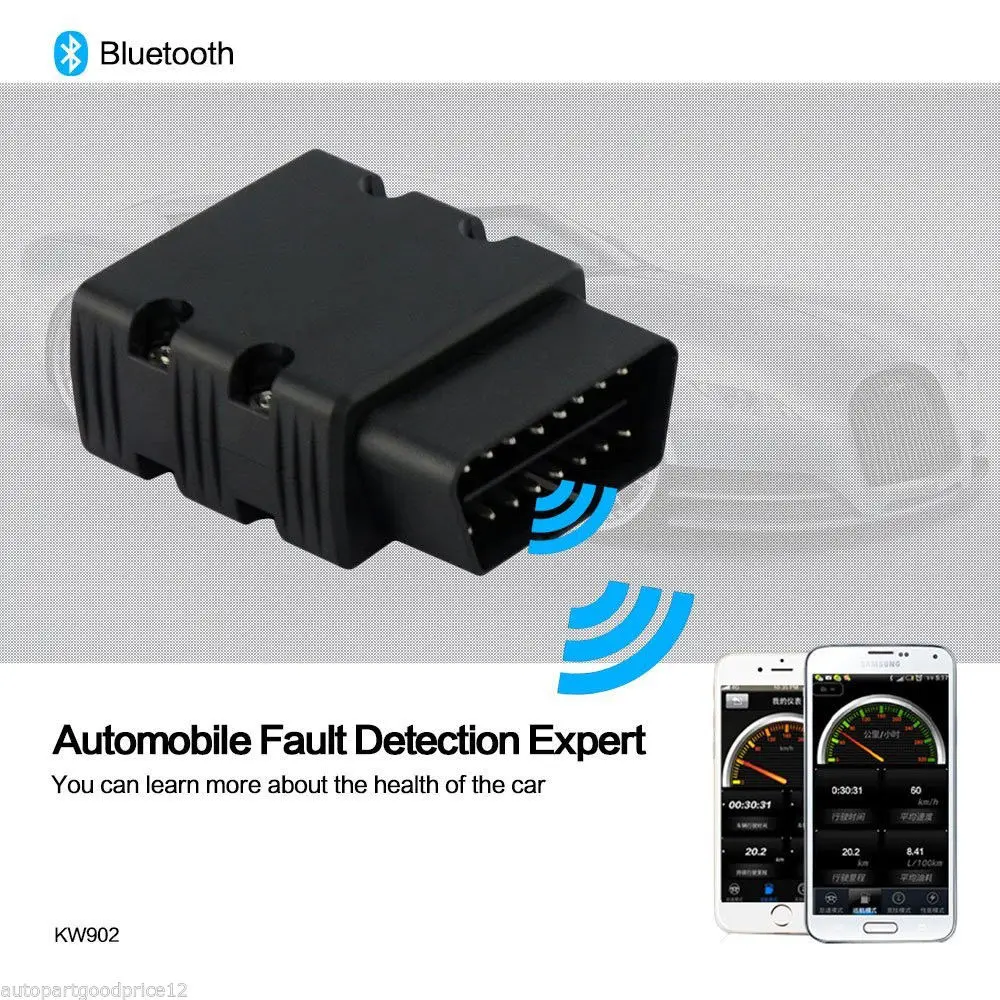 Новинка Bluetooth Konnwei KW902 V1.5 PIC18F25K80 Автомобильные диагностические инструменты OBD II