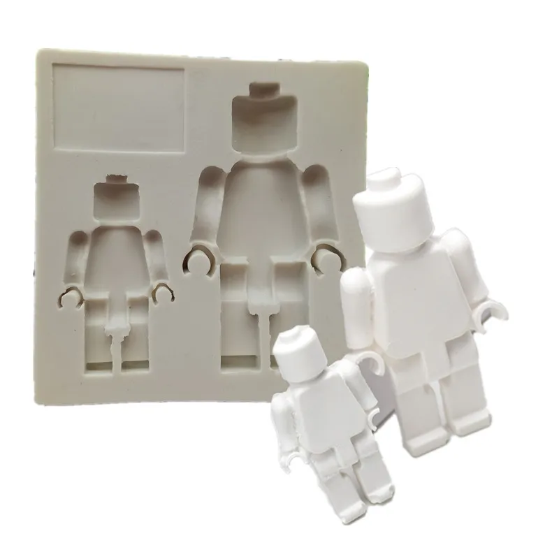 

1pc robot cake mold fondant mould cake decorating tools silicone mold DIY Kitchen Baking Tools FTM1784