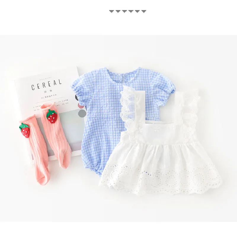 Платье для маленьких девочек Кружевная одежда принцессы новорожденных