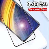 1 10 pcs glass for poco x3 pro screen protector pocophone f3 mi poco x3 nfc tempered glass poco x 3 xiaomi poco x3 pro glass