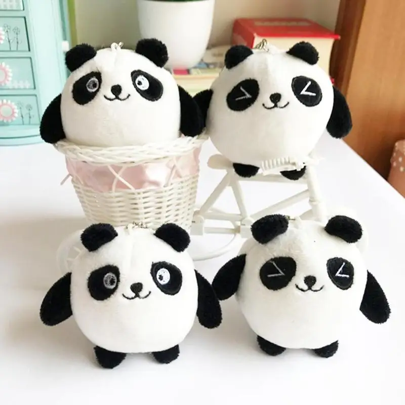 

Cute national treasure panda plush toy mobile keys small dolls mini phone pendant A8H5