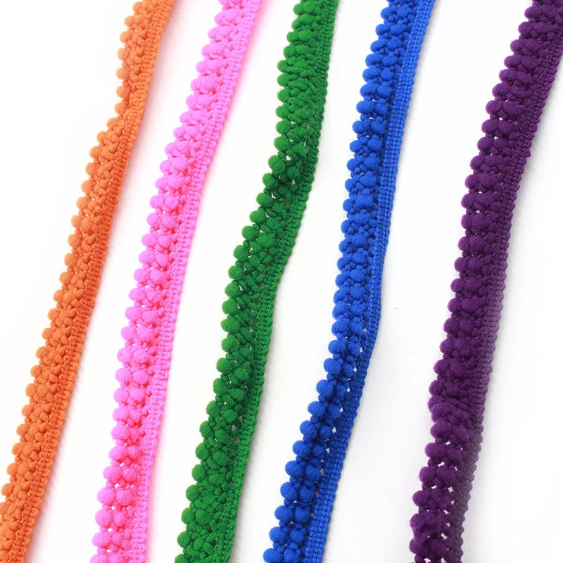 9 ярдов 1 5 см кружевные мини-помпоны планки сделай сам свадебные бахромы шарики