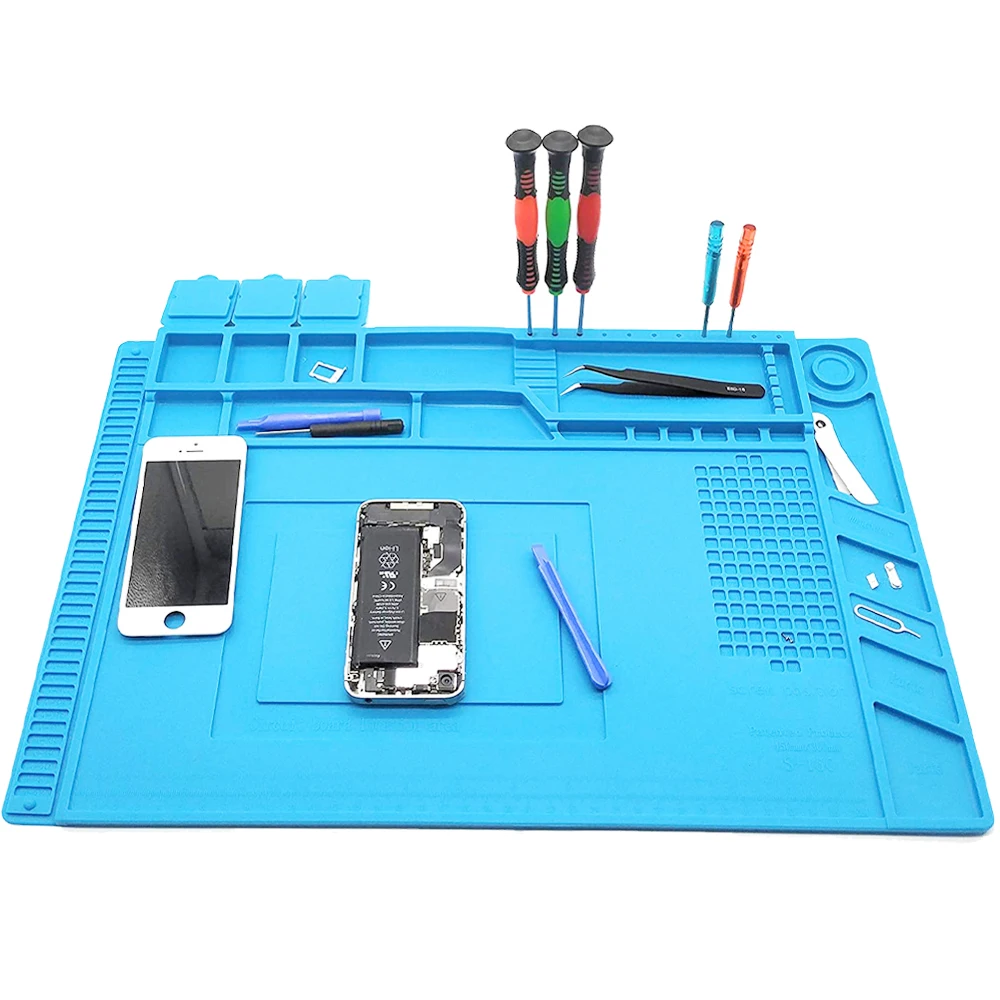 Теплоизоляционный рабочий коврик термостойкая паяльная станция BGA ремонтная