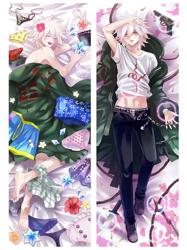 

2021 аниме Danganronpa 2 Dakimakura Komaeda Nagito наволочка Подушка Чехол