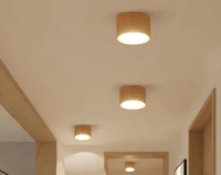 10pcs 5w 12w wood aluminum led spotlight surface mounted downlight led ceilling light bedroom hallway balcony aisle corridor