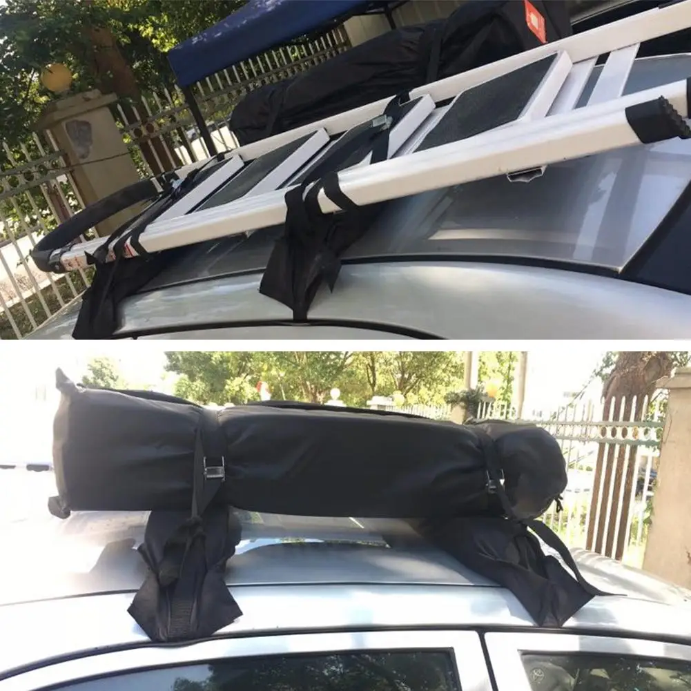 

Universal Foldable Removable Vehicle Car Auto Soft Car Roof Frame Luggage Rack Outdoor Rooftop Luggage Carrier Load 60kg Baggage