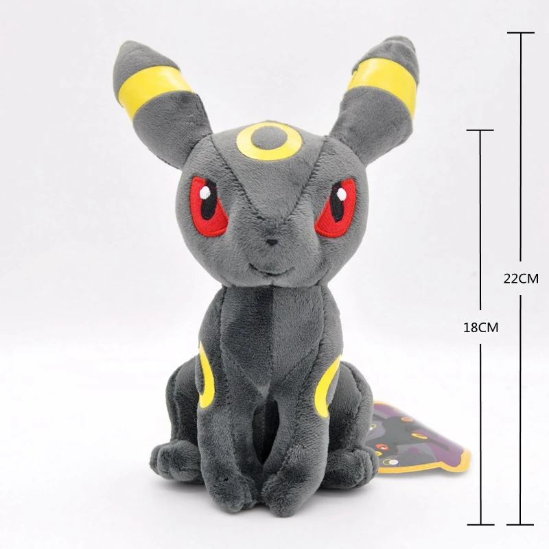 Покемон плюшевая игрушка 22 см глядцеон листвон Umbreon зеркаон йолон вапоран Flareon Eevee