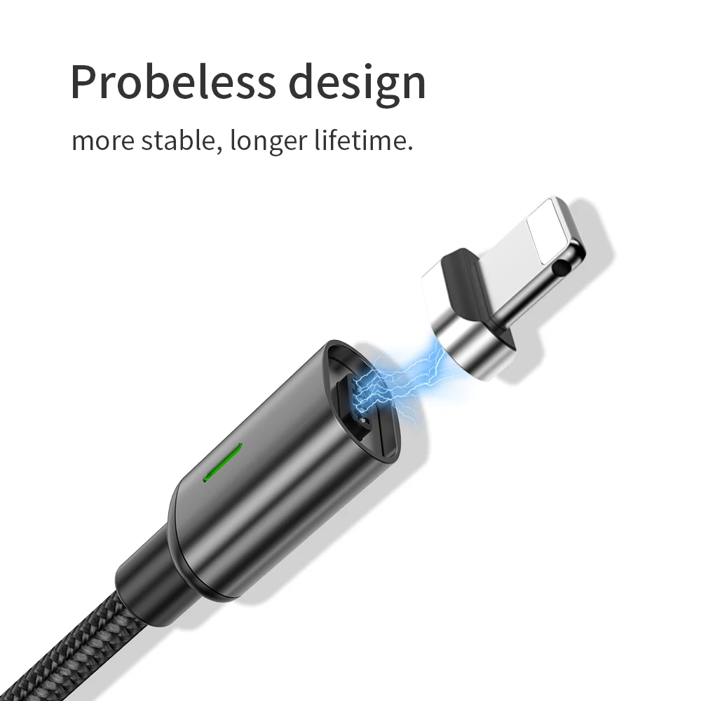 Магнитный usb-кабель Wsken, USB C, быстрая зарядка, USB type C, магнитное зарядное устройство для iphone, Micro usb, быстрая зарядка, Шнур USB для мобильного телефона