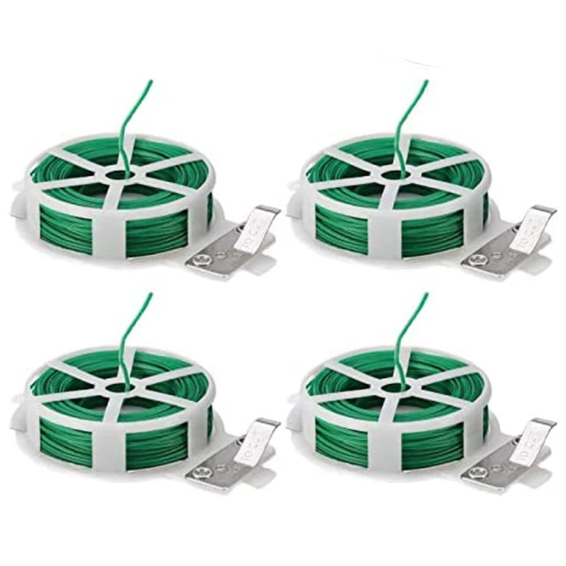 

Пластиковая кабельная стяжка 4X98 футов для садовых растений, многофункциональная, используется для фиксации виноградных лоз, растений и пер...