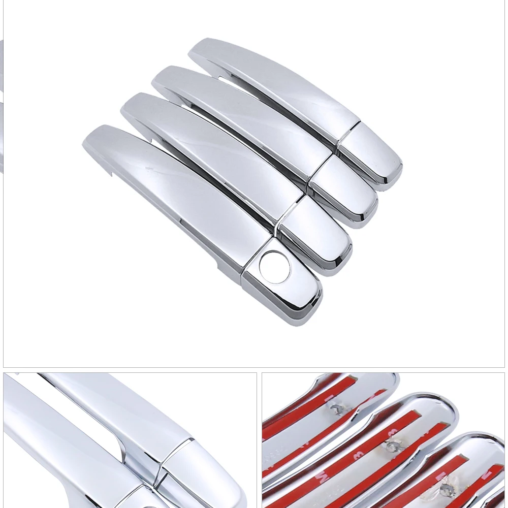 Chrome Handle Cover trim for Opel Vauxhall Meriva B Activan Crossvan 2011 2012 2013 2014 2015 2016 2017 Car Accessories Stickers |