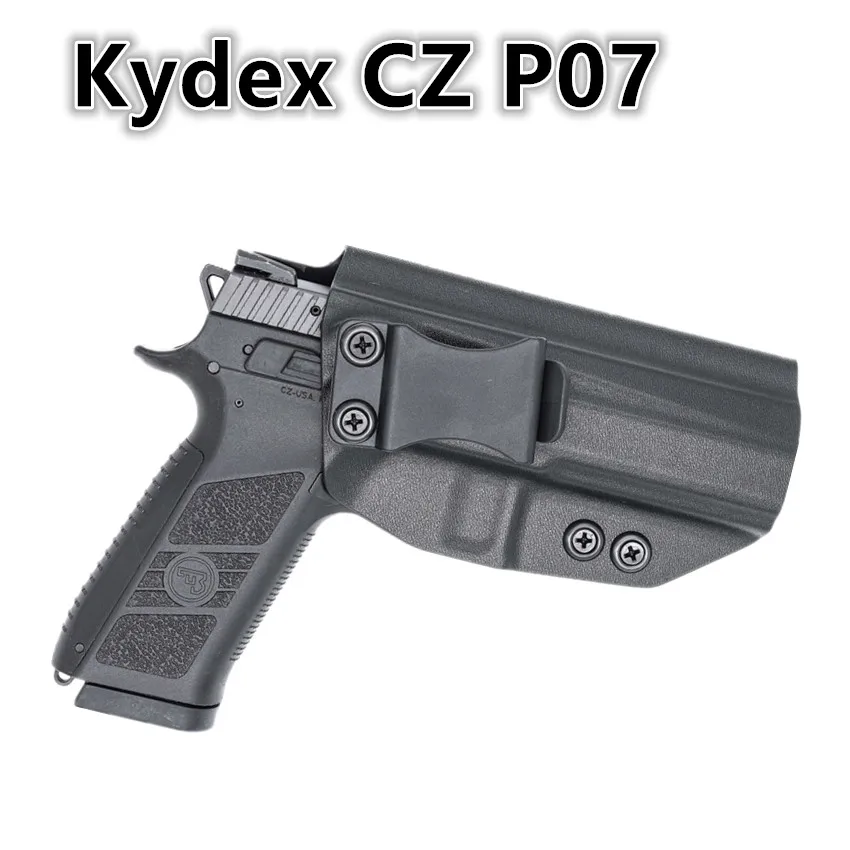 Carbon fiber Kydex IWB Holster For CZ P07 P09 P10 C F SC sub compact Full Size Mag Carrier holders charger port Inside Carry | Спорт и