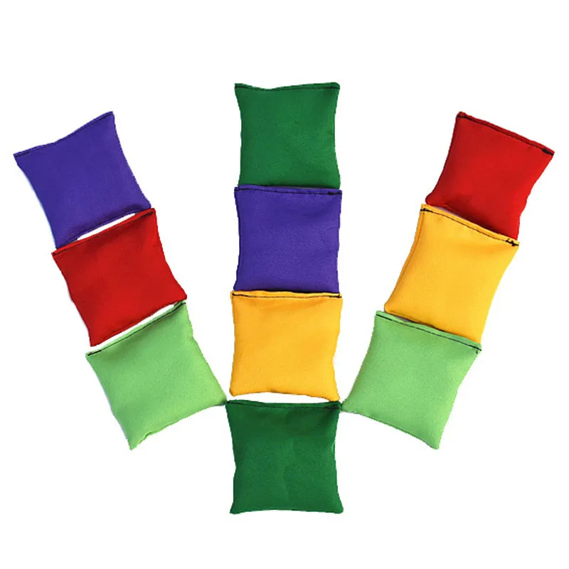 10 шт./компл. метание мешки с песком игрушки для детей развития сенсорные